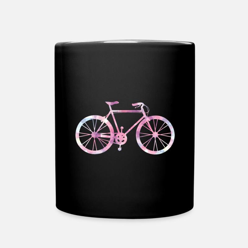 Vélo femme - Mug uni - noir