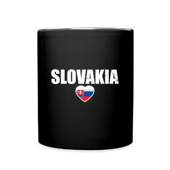 Slovakia Slovakia Slovak flag Slovak - Full Colour Mug - black - Front