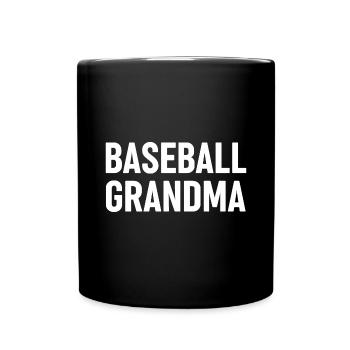 Baseball Grandma - Full Colour Mug - black - Front