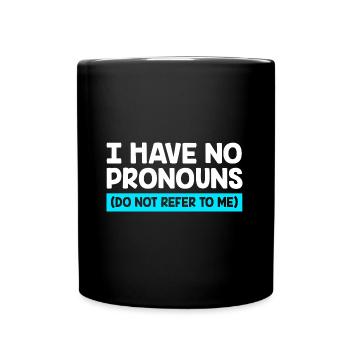 Queer Gender Vielfalt Gay pride LGBT - Tasse einfarbig - Schwarz - Vorne