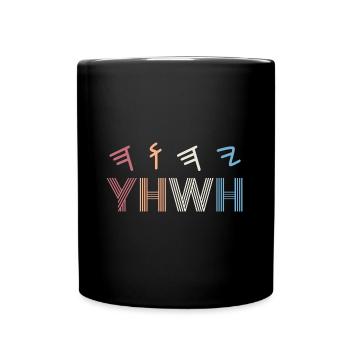 Yeshua Jew Jewish Judaism - Full Colour Mug - black - Front