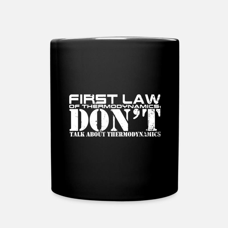 Thermodynamics law - Full Colour Mug - black