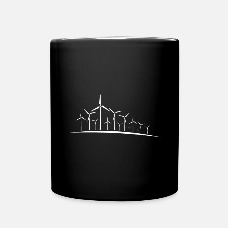 wind energy - Full Colour Mug - black