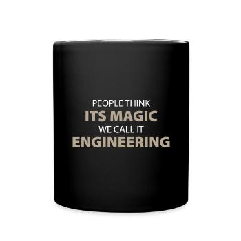 Engineer Magic - Full Colour Mug - black - Front