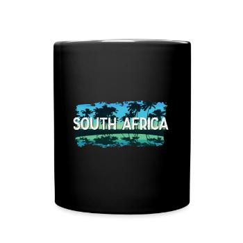 South Africa - Tasse einfarbig - Schwarz - Vorne