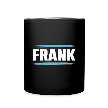 Franc - Mug uni - noir - Devant