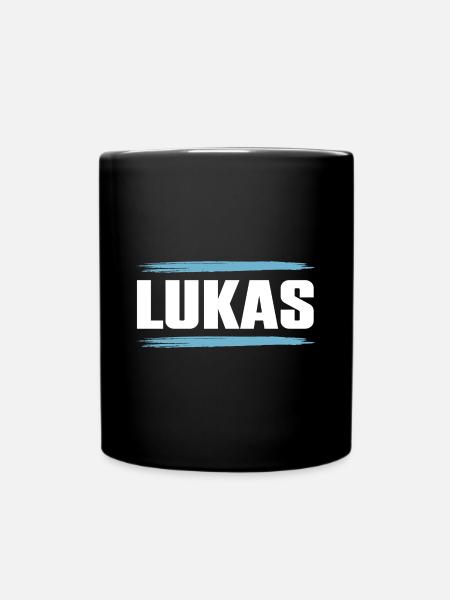 Lukas - Tasse einfarbig - Schwarz