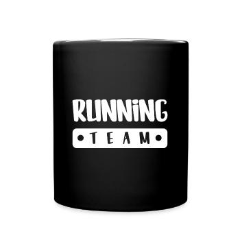 Running Team - Full Colour Mug - black - Front