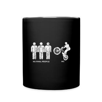 BMX Vélo Vélo Rétro Cadeau Vélo Motocross - Mug uni - noir - Devant