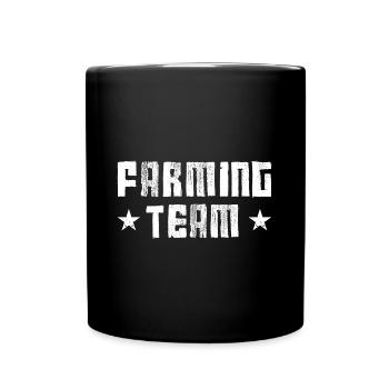 Équipe agricole - Mug uni - noir - Devant