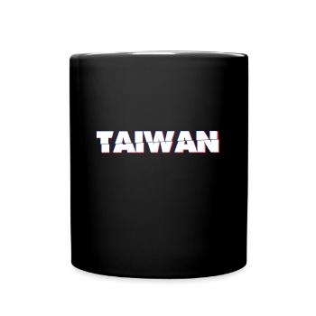 Taiwan - Tasse einfarbig - Schwarz - Vorne