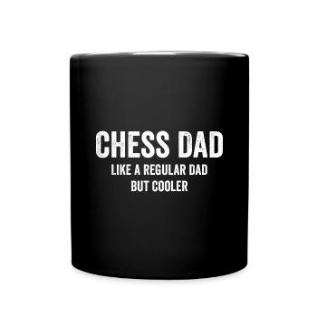 Cool Chess Dad Funny - Full Colour Mug - black - Front
