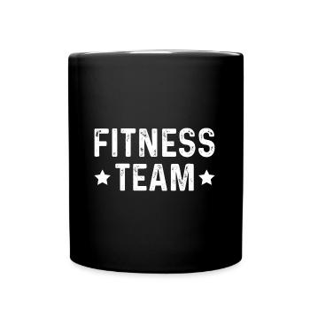 Équipe de fitness - Mug uni - noir - Devant