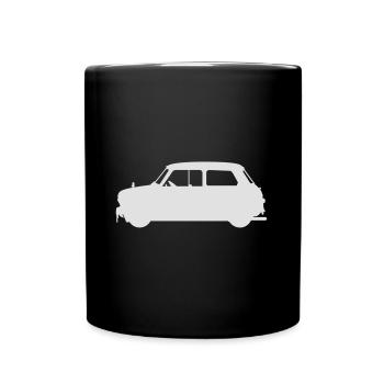Auto - Tasse einfarbig - Schwarz - Vorne