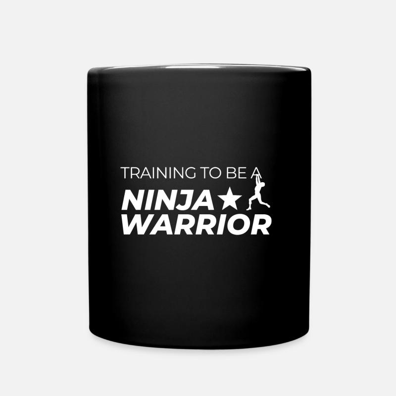 Training to be a Ninja Warrior - Tasse einfarbig - Schwarz