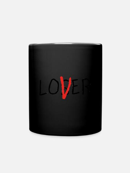 Loser Lover Horrorfilm Halloween Es It Geschenk - Tasse einfarbig - Schwarz