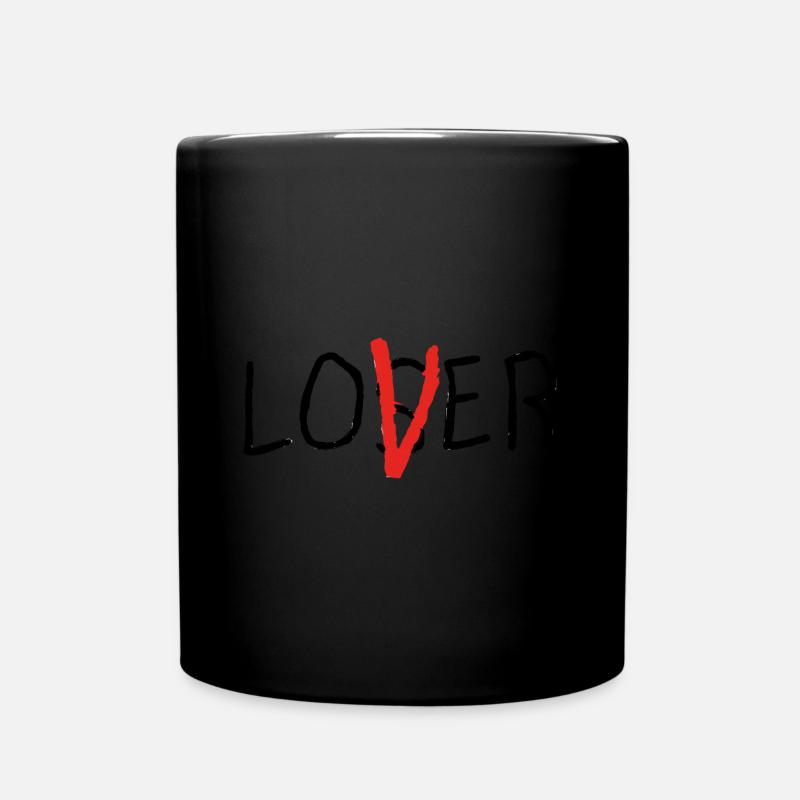 Loser Lover Horrorfilm Halloween Es It Geschenk - Tasse einfarbig - Schwarz