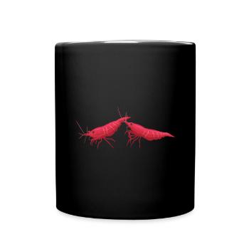 Red Fire Sakura - Full Colour Mug - black - Front