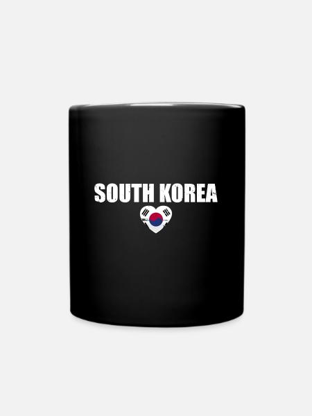 Corée du Sud Vintage Drapeau sud-coréen Corée du Sud - Mug uni - noir