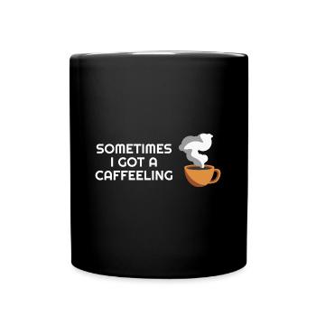 Funny Coffee Sayings Coffee Cup Barista - Full Colour Mug - black - Front