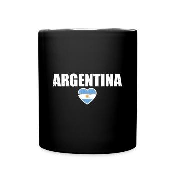Argentine Argentine Drapeau argentin - Mug uni - noir - Devant