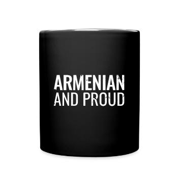 Armenian and Proud Armenia Armenian - Full Colour Mug - black - Front