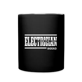 Electrician Squad Circuits de tension Electro - Mug uni - noir - Devant