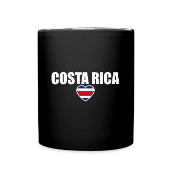 Costa Rica Costa Rican Flag Costa Ricans - Full Colour Mug - black - Front