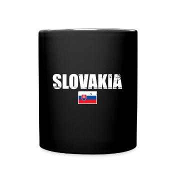 Slovakia Slovakia Slovak flag Slovak - Full Colour Mug - black - Front