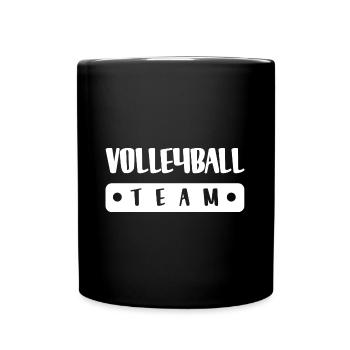 Volleyball Team - Full Colour Mug - black - Front