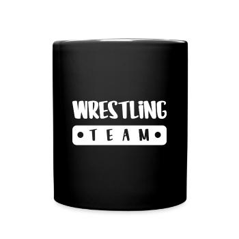 Wrestling Team - Full Colour Mug - black - Front