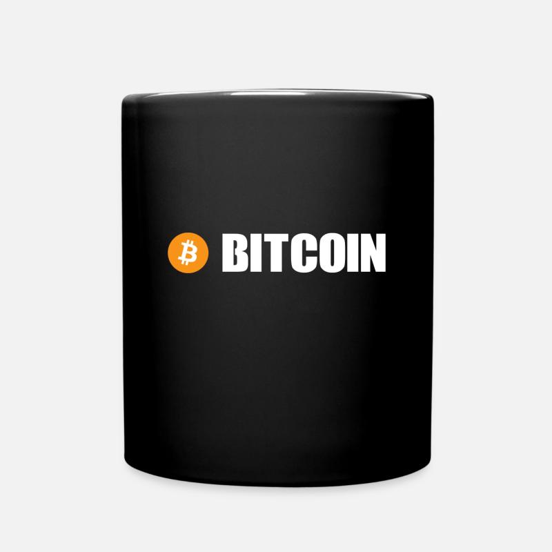 Bitcoin - Tasse einfarbig - Schwarz