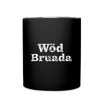 Wöd Bruada Österreich toller Bruder Österreich - Tasse einfarbig - Schwarz - Vorne