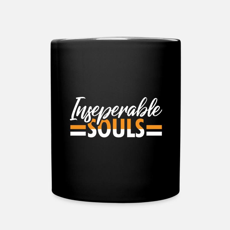 Beste Freunde Best Buds Beste Freundinin - Tasse einfarbig - Schwarz