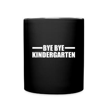 Einschulung - Tasse einfarbig - Schwarz - Vorne