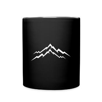 Mountains - Mountains - Full Colour Mug - black - Front