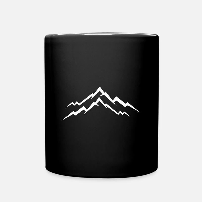 Mountains - Mountains - Full Colour Mug - black