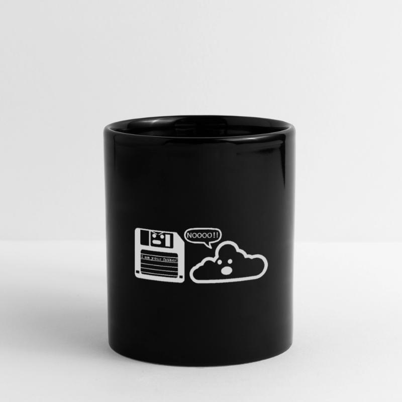 Diskette Cloud Programmierer Tasse einfarbig