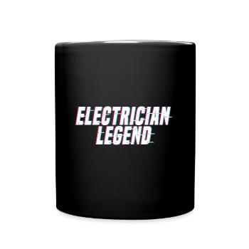 Electricien Legend Craftsman Voltage Electro - Mug uni - noir - Devant