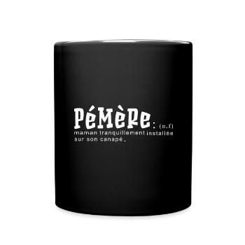 pémère svg - Mug uni - noir - Devant