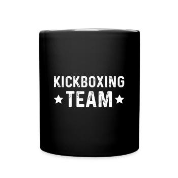 Équipe de kickboxing - Mug uni - noir - Devant