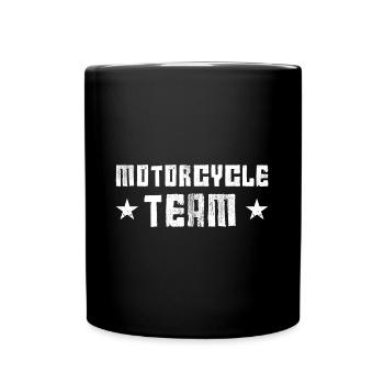 Équipe moto - Mug uni - noir - Devant
