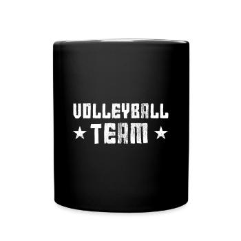 Volleyball Team - Full Colour Mug - black - Front