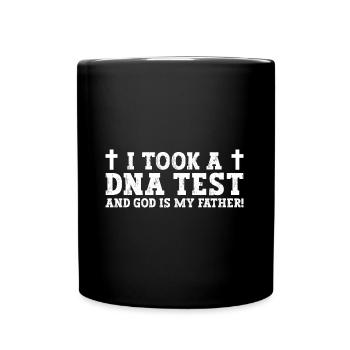God Christ Christian Saying - Full Colour Mug - black - Front