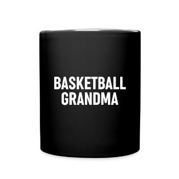 Basket-ball Mamie - Mug uni - noir - Devant