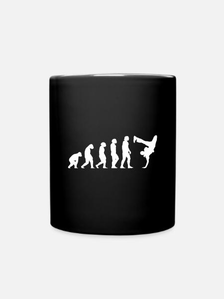 Breakdance Evolution Geschenk B-Boy 80's Hip Hop - Tasse einfarbig - Schwarz