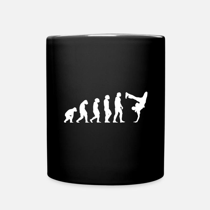 Breakdance Evolution Geschenk B-Boy 80's Hip Hop - Tasse einfarbig - Schwarz