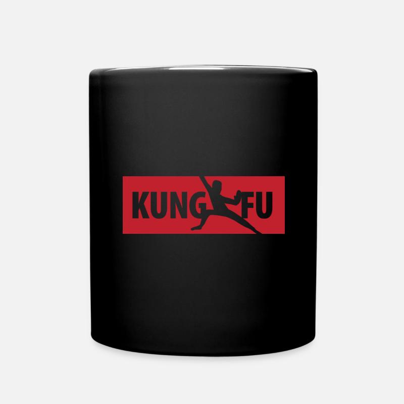 Kung Fu - Tasse einfarbig - Schwarz