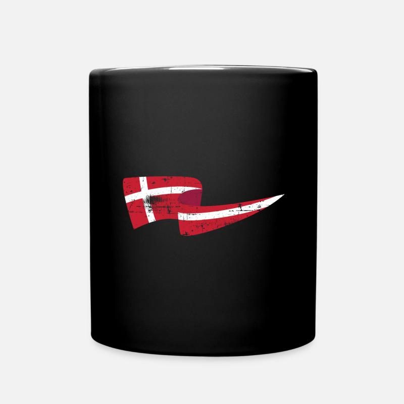 Drapeau danois - Mug uni - noir