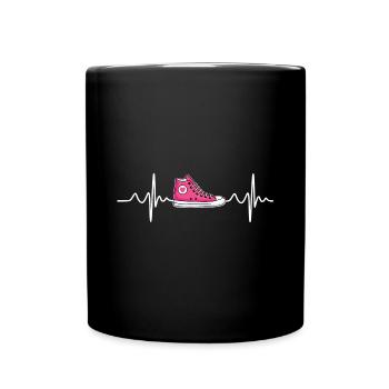 Heartbeat - shoes - Full Colour Mug - black - Front